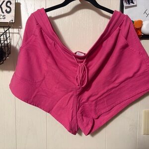 Stars Above Pink Women's Pajama Shorts